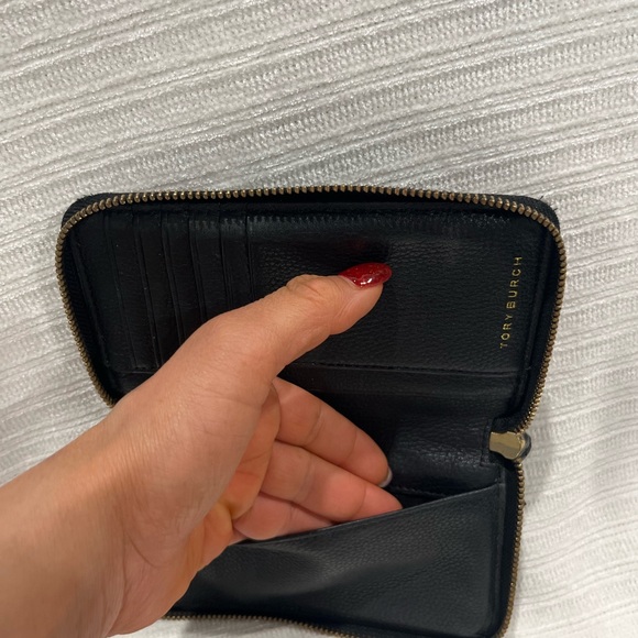 Tory Burch Black Leather Wristlet - Picture 6 of 11